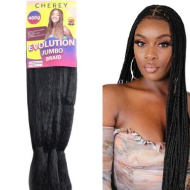 Imagem de Kanekalon Jumbo Jumbão Cabelo Para Trança Box Pacotão 400g - bbless, P