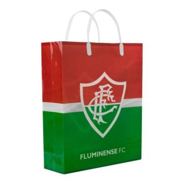 Imagem de Sacola De Presentes Cores Time 33x9x27cm - Fluminense - Mileno