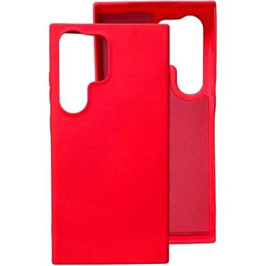 Imagem de Capinha Compatível Com Samsung Galaxy S24, S24 PLUS e S24 ULTRA Linha PREMIUM Colorida Preto, Branco, Vermelho, Azul, Verde, Rosa Transparente Slim Aveludada 3 Camadas (vermelho, S24 ULTRA)