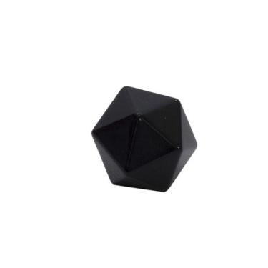 Imagem de MINI ICOSAEDRO OBSIDIANA - (1 a 2,5)cm - GOMES CRYSTALS