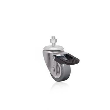 Imagem de Rodizio Ou Rodinha Carrinho de Carga Ø50 Mm Com Trava Parafuso - Schio