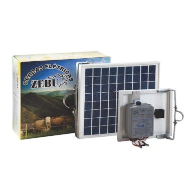 Imagem de Eletrificador De Cerca Elétrica Rural Solar Zebu ZS50I Cinza