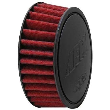 Imagem de AEM Filtro de ar universal DryFlow 21-2110DK: Redondo cônico; ID da flange de 83 mm; altura de 133 mm; base de 152 mm; topo de 5,125 polegadas (133 mm)