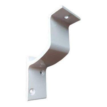 Imagem de Suporte Reto Corrimão P/ Barra Madeira E/ Ou Alumínio - 2 Unds - GÊNES