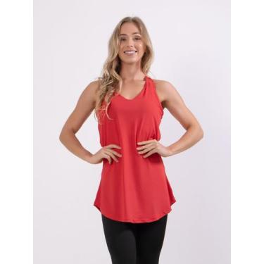 Imagem de Camiseta Regata Fitness Lisa Blusa Feminina Academia Treino RLC Modas,