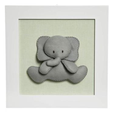 Imagem de Quadro Decorativo Elefante Quarto Bebê Infantil Menina Menino - Potinh