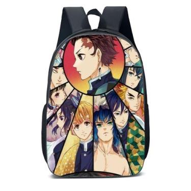 Imagem de Mochila Escolar Infanto Juvenil Demon Slayer Anime Novidades 0541 - Ge