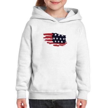 Imagem de Moletom Infantil Handrawn Flag - Foca na Moda, Branco, 2