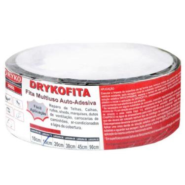 Imagem de Impermeabilzante Fita 0,05 x 10 m Dryko Alumínio Rolo - Dryco