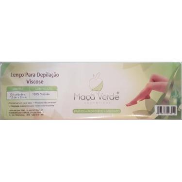 Imagem de 06 pacotes de Lenço Depilatório Viscose - Maçã Verde