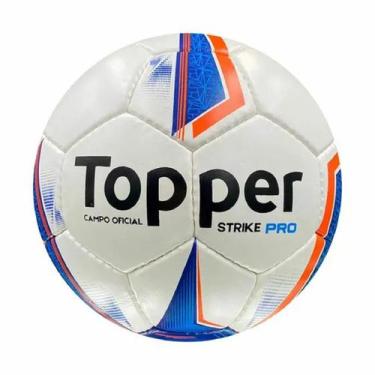 Imagem de Bola Campo Topper Strike Pro - Azul/branco
