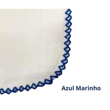 Imagem de Fralda de Ombro 70x70 cm Marca Cremer  Pinte e Borde com faixa de 15cm