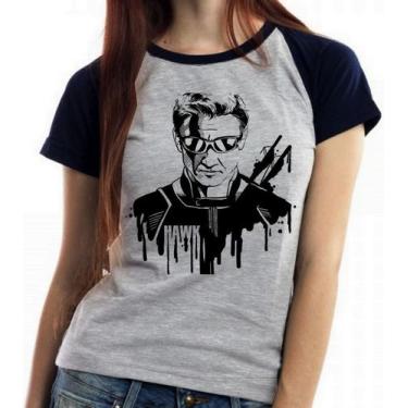 Imagem de Baby look blusa feminina ou Camiseta unissex  Gavião Arqueiro  - Empór