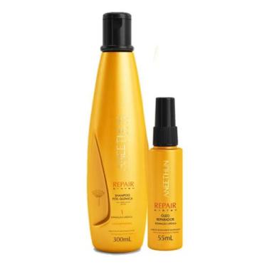 Imagem de Kit Aneethun Repair System Shampoo 300ml e Óleo 55ml