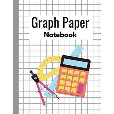 Imagem de Graph Paper Notebook: Blank Quad Ruled 4x4 Grid Composition Notebook For Math And Science Students