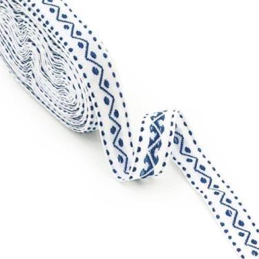 Imagem de Fita Galão Zig Zag Marwan 15mm - 10 Metros, 011 - AZUL MARINHO