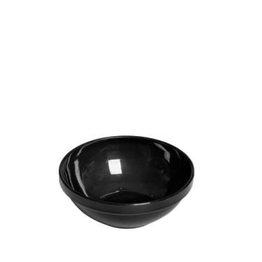 Imagem de Tigela Cumbuca Bowl 350 ml Preta Polipropileno - Vemplast