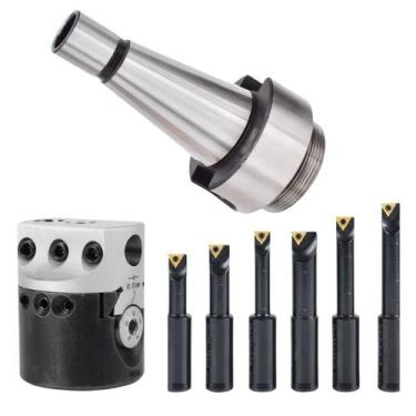 Imagem de kit Cabeçote Bailarina Broqueador Intercambiável Iso40 8 pc - Orion