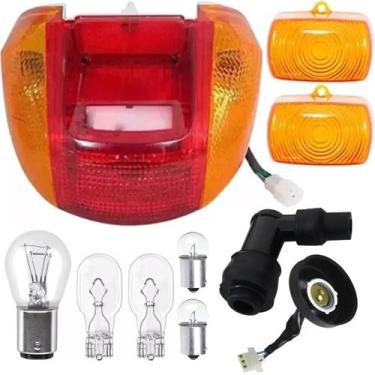 Imagem de Lanterna, Lâmpada, Soquete, Cachimbo, Lente Pop 100 07 Á 15 - Valplas