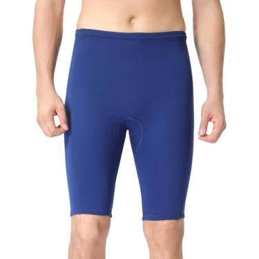 Imagem de FLEXEL Short masculino de 2 mm, roupa de mergulho masculina curta para água fria, calça de neoprene para surf, natação, snorkel, canoagem, mergulho, caiaque