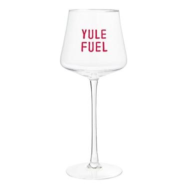 Imagem de Santa Barbara Design Studio Taças de vinho de Natal em caixa de presente com haste longa, 425 g, Yule Fuel