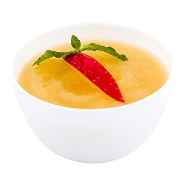 Imagem de Restaurantware Mini Bodega de 118 ml, 100 copos redondos pequenos para aperitivos - tampas vendidas separadamente, copos de parfait de plástico branco resistente servem mousse de pudim ou amostras