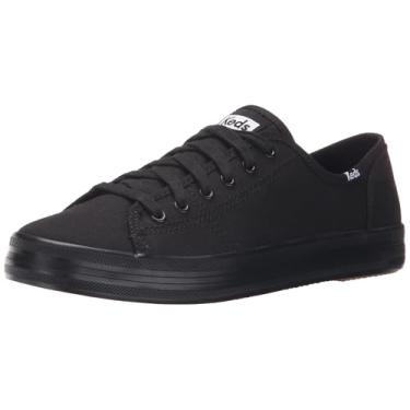 Imagem de Keds Tênis feminino Kickstart com cadarço, Preto/preto, 40
