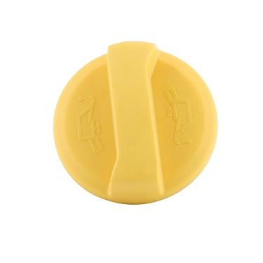 Imagem de Substituição da tampa de óleo do motor, tampa de enchimento de óleo do carro Tampa de enchimento de óleo com junta Tampa de óleo de substituição de plástico para Astra Tigra