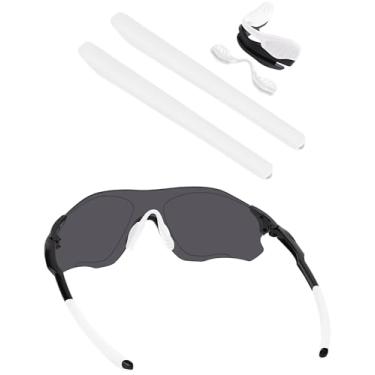 Imagem de BLAZERBUCK Kits de reposição de meias para óculos de sol Oakley EV Zero Series - Branco