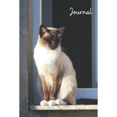 Imagem de Siamese Basking In The Sun Love Journal: Pet Lover's Blank Lined Gift Journal For Family & Friends