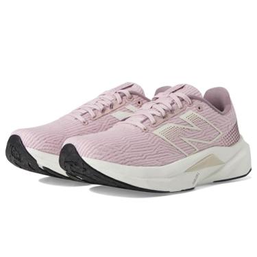 Imagem de New Balance Tênis de corrida feminino FuelCell Propel V5, Twilight Haze/Ice Wine/Sea Salt, 6.5 Wide