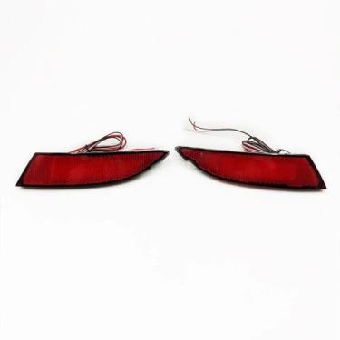 Imagem de Para Ford Focus 3 2011 2012 2013 2014 Sedan Hatchback, 2 peças Auto LED refletor de para-choque traseiro lâmpada de aviso de frenagem