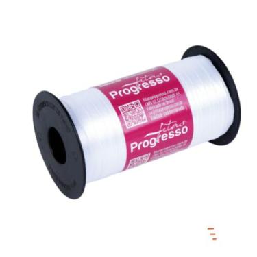 Imagem de Fita de Cetim Progresso 7mm 100 Mts Branco 201