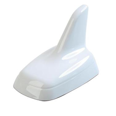 Imagem de Ramble - (Antena manequim), topo de teto de carro estilo barbatana de tubarão, universal para Sedan Coupe Wagon Hatchback, peças externas automotivas (antena decorativa, branca)