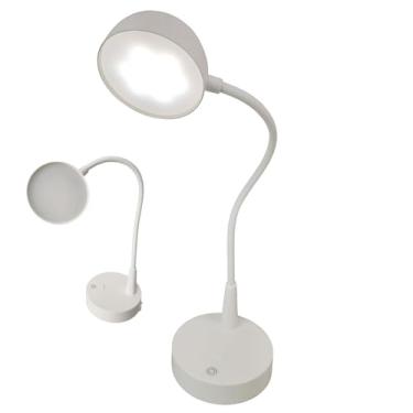 Imagem de Luminaria Abajur de Mesa LED 3 Tons Touch Flexivel Bateria Recarregavel USB Sala Quarto Cabeceira Trabalho Recepçao Escritorio Decoraçao Iluminaçao
