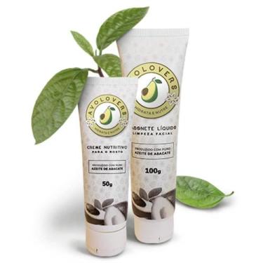Imagem de Kit Creme Nutritivo para o Rosto (50g) + Sabonete Liquido Azeite de Ab