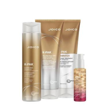 Imagem de Kit Joico K-PAK Reconstrutor Hydrator Luster Home Care Oil (4 produtos