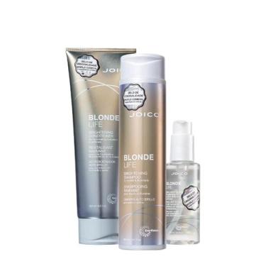 Imagem de Kit Joico Blonde Life Smart Release Brilliant Glow Duo Oil (3 produtos