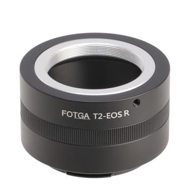 Imagem de FOTGA Anel adaptador de montagem de lente T2-EOSR para lente T2 T para câmera R3 R5 R5C R6 Mark II R7 R8 R10 R50 R100 RP, compatível com câmera sem espelho Canon EOS R Mount Series