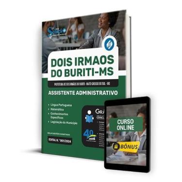 Imagem de Apostila Prefeitura de Dois Irmãos do Buriti - MS 2024 - Assistente Ad