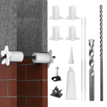 Imagem de Kit de instalação de cabos Starlink para orifício de parede de 1,5 cm starlink min, kit de roteamento de cabos de parede, ferramenta de roteamento, acessórios de ilhoses de parede, design especial