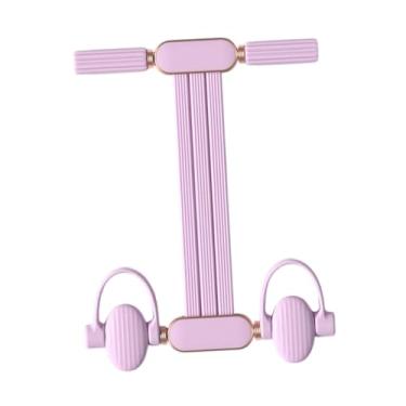 Imagem de UGPLM Sente -se da banda de resistência do pedal, corda de tensão confortável SITUP UP PULL EX EXERCÊNCIO de EXERCÊNCIA para ESPORTE ESPORTIVOS de ARMO de, Roxo