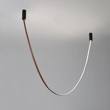 Imagem de Pós-moderno minimalista pingente luz lustres no restaurante luz teto loja de roupas balcão de bar couro na sala de conferências luzes penduradas, decoração moderna