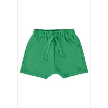 Imagem de Short Básico para Bebê Menino em Moletom Up Baby, Verde, M