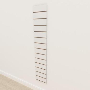 Imagem de Painel canaletado 18mm Branco Texturizado altura 180 cm comp 30 cm - E