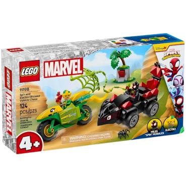 Imagem de Lego Marvel Perseguição Dinossauro de Spin e Electro 11198