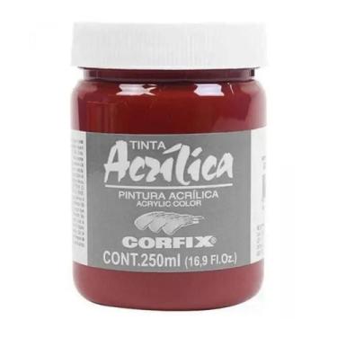 Imagem de Tinta Acrílica 250ml G2 113 Vermelho Oxido Corfix, 113 - VERMELHO OXID