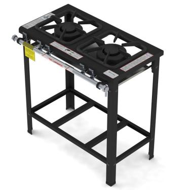 Imagem de Fogão Industrial Gastromaq 2 Bocas Duplas Baixa Pressão FG302LD