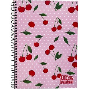 Imagem de Caderno Capa Dura Estampado Confetti 1 Matéria 80 Folhas Espiral Duplo 20x27,5cm