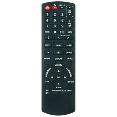 Imagem de Allimity Substituição remota N2QAYB001198 para sistema de áudio Panasonic SA-MAX3500 SA-AKX710 SA-MAX6500 SA-AKX910 SC-UA70 SC-AKX710 SC-UA90 SC-AKX910